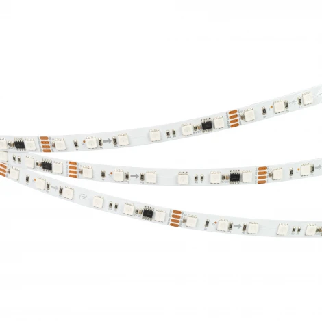 Светодиодная лента SPI-B60-10mm 24V RGB-PX6-RAM (15 W/m, IP20, 5060, 5m) (Arlight, бегущий огонь) 033447