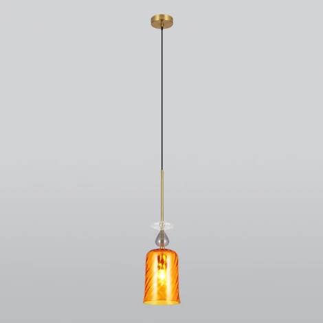 Подвесной светильник Eurosvet Dream 50194/1 янтарный