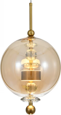 Подвесной светильник (11055/1P Amber) Indigo Illusione V000188L (LED, 220V, на проводе, шар)