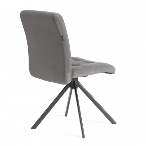 Стул обеденный Medeo Tetchair (Металл,Велюр/Серый) арт.24994