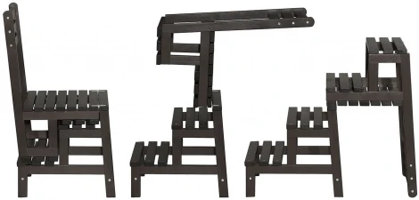 Стул-стремянка Массив венге от фабрики Mebelik