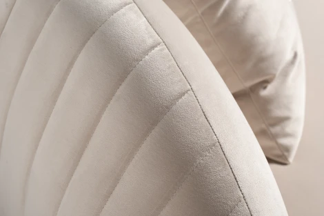 Диван Lea трехместный, велюр кремовый 290*112*75см Garda Decor арт.87YY-DIV2262