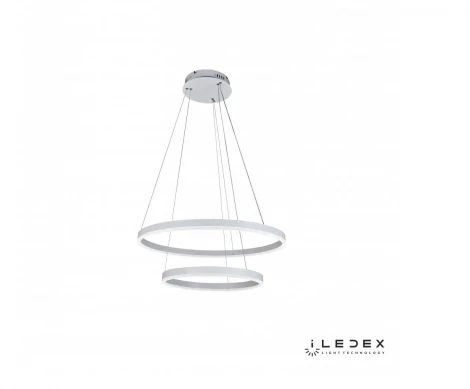 Подвесной светильник iLedex Orion LZ-230-1 63W WH (пульт управления, на тросе, кольцо)