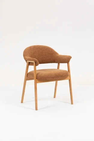 Стул обеденный Tavu с деревянными ножками терракотовый Stool Group арт.УТ000041728