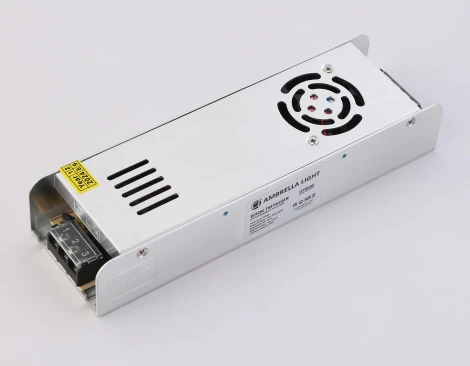 Блок питания с EMC для светодиодной ленты 24V Ambrella LED Driver 24V GS8686 360W 15A IP20 220V
