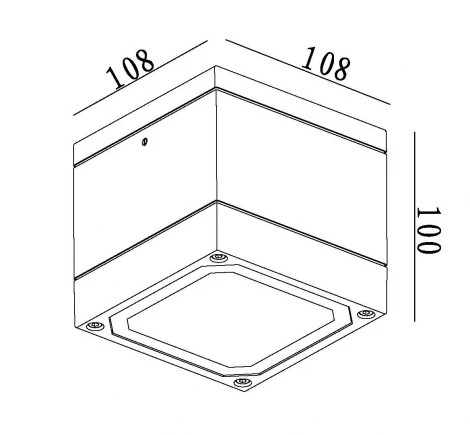 Накладной точечный светильник Deko-Light Mob 730409 (220V, куб, IP54)