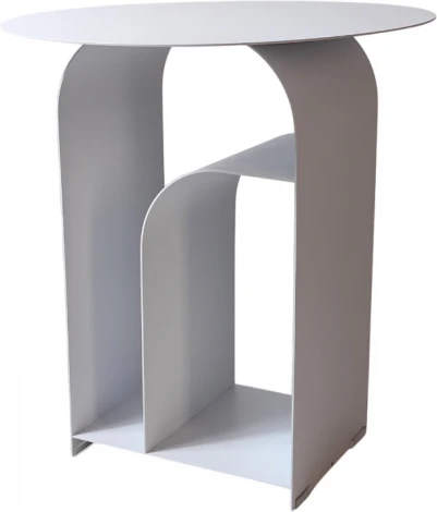 Журнальный столик Stool Group Arwel металл бордовый арт.УТ000040312