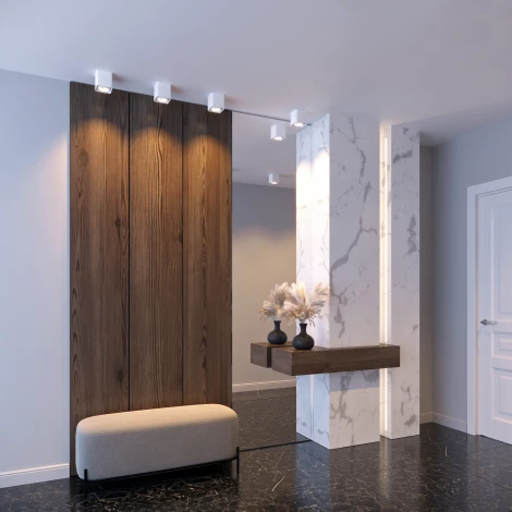 Накладной светильник LED SP-CUBUS-S100x100-8W Day4000 (WH, 45 deg, 230V) (Arlight, IP20 Металл) 036048