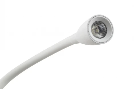 Настенный светильник на гибкой ножке для чтения DesignLed BED BQ004103-A-3-DIM-WH-WW (220V, диммер, сенсорный выключатель)