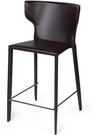 Стул полубарный Top Concept Austin, кожа коричневый
