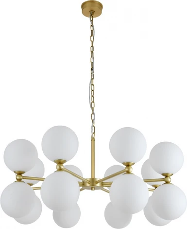 Подвесной светильник Newport 3840 3840/80 С brass (220V, на цепи, шарики)