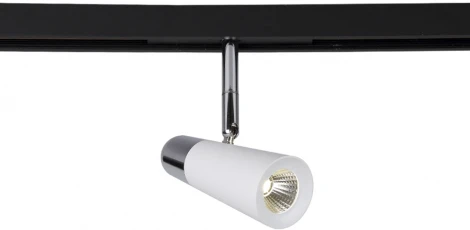 Трековый светильник магнитный Crystal Lux CLT 0.33 006 12W WH-CH 4000K (LED, 48V)