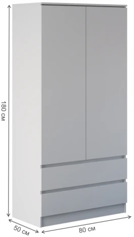 Шкаф Woodville Косео белый 506990