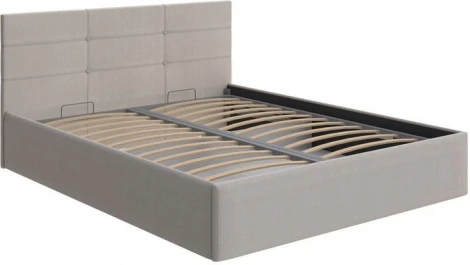 PROxSON Кровать Vector с бельевым ящиком (Ткань: Рогожка Savana Milk (молочный)) 160x200