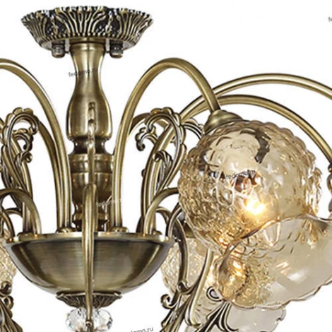 Потолочная люстра IDLamp Marmara 475/8PF-Oldbronze