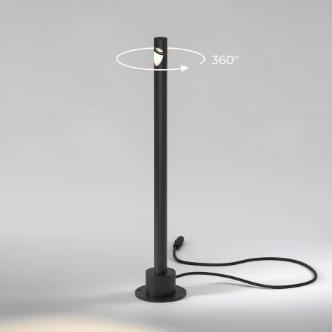 Наземный светильник Elektrostandard Latent 35174/S черный (LED, 220V, круглые, IP65)