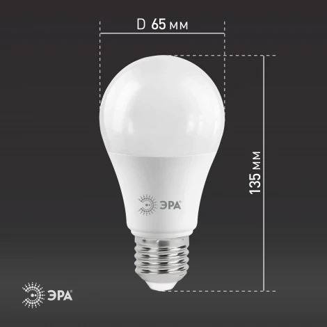 Лампочка светодиодная E27 21W ЭРА LED A65-21W-827-E27