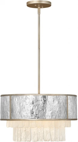 Потолочная люстра на штанге Reverie QN-REVERIE-4P-CPG Hinkley (220V, подвески, круглые)