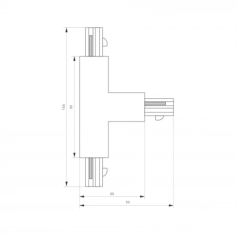 Коннектор тройной LGD-4TR-CON-EXT-R1-BK (C) (IP20 Пластик) 026148