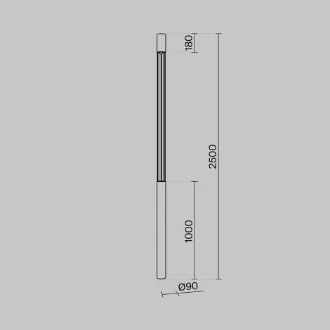 Наземный светильник Maytoni Mill O427FL-L30GF3K (LED, 220V, круглые, IP65)