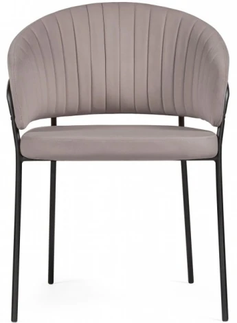 Стул на металлокаркасе Лео (Лео латте brandy light 4 / черный) Woodville арт.592482