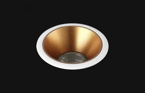 Встраиваемый точечный светильник Crystal Lux CLT 052 052C WH-GO (220V, круглые)