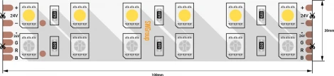 Светодиодная лента SWG SWG5120-24-28.8-RGBWW