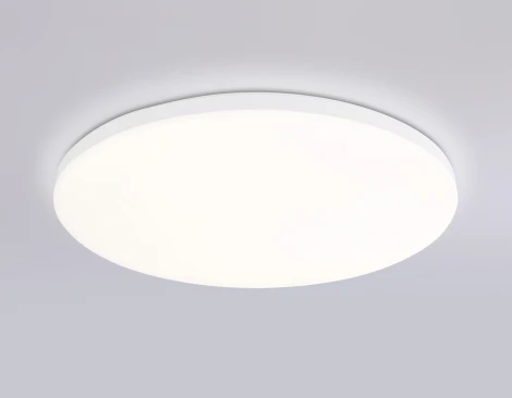 Потолочный светильник RGB круглый светодиодный с пультом и управлением смартфоном Ambrella ORBITAL FZ2001 (220V, умный дом - Алиса, Tuya Smart, Алекса, Smart Home, круглые, IP54)