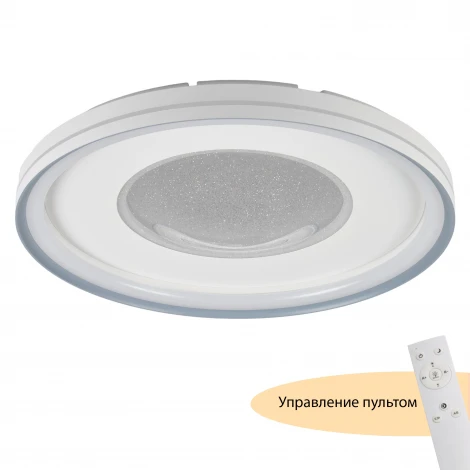 Потолочный светодиодный светильник круглый MyFar Despina MR9090-CL (регулировка яркости, 220V, пульт управления, круглые)