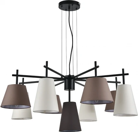 Подвесной светильник (13032/9P Black) Indigo Abbinare V000535 (220V, на тросе)