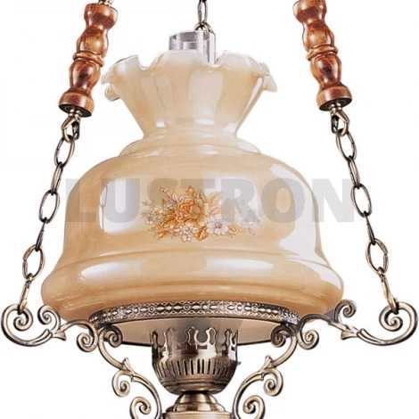 Подвесной светильник N-Light 831 831-01-03 красное дерево+бронза