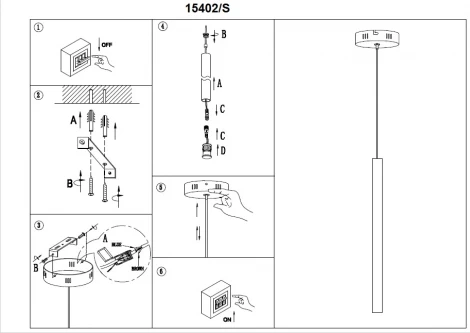Подвесной светильник Newport 15400 15402/S (LED, 220V, на проводе, круглые)