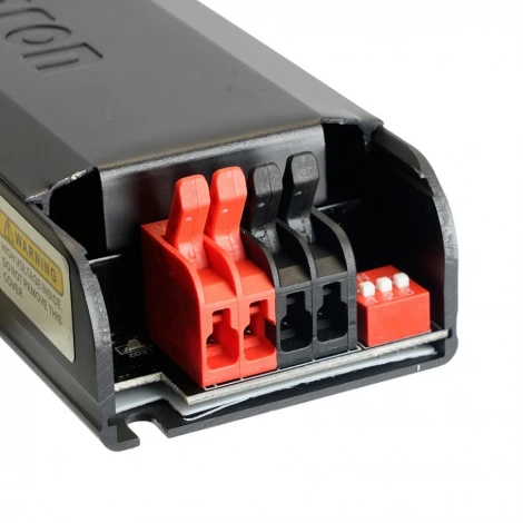 Трансформатор электронный для светодиодной ленты с плавным пуском и диммированием 200W 24V IP20 клипсы Feron LB004 52125