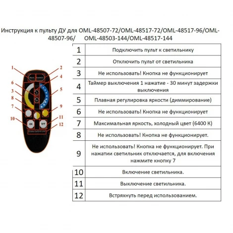 Потолочный светильник Omnilux Ortueri OML-48507-72