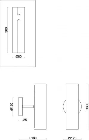 Бра Freya Fiore FR5368WL-02BS (220V, круглые)