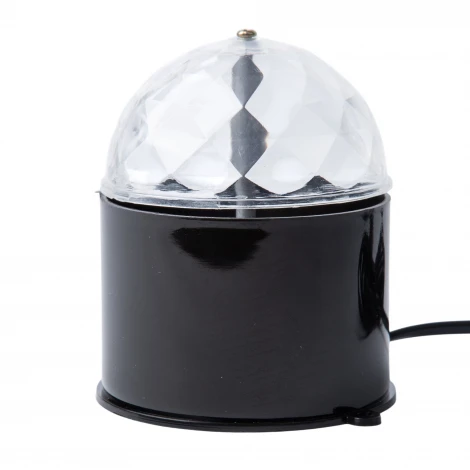 Светодиодный светильник-проектор многоцветный кабель с вилкой (в комплекте) Volpe ULI-Q302 Светодиодный светильник-проектор ULI-Q302 03W/RGB BLACK