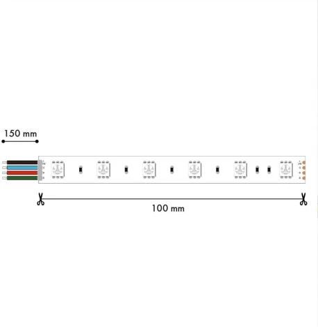 Светодиодная лента 5м SMD5050, 12W/m, RGB Favourite 2001-71220