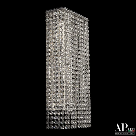 Бра светодиодное APL LED Sicilia SH500.B1.20-45.A.Ni.4000 (220V, хрусталь, подвески)