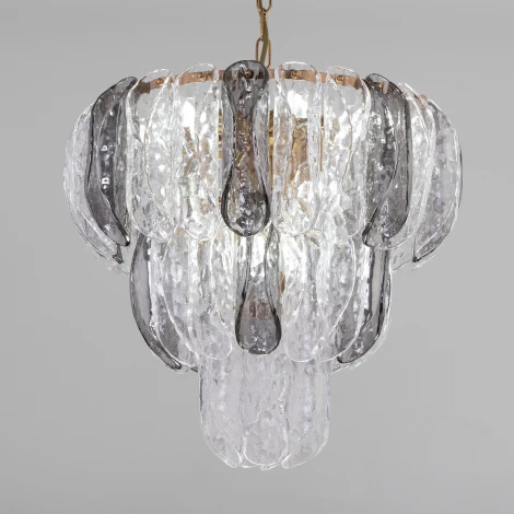 Подвесная люстра Wi-Fi Bogate's Callas 365/12 (220V, управление смартфоном, голосовое управление, умный дом - Minimir Home, Алиса, Маруся, Салют, на цепи)