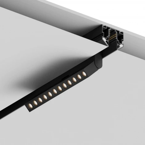 Шинопровод магнитный встраиваемый под натяжной потолок 48V 2 метра Hesby Lighting ElDeko HSBL_0185