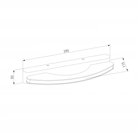 Настенный светильник Elektrostandard MRL LED 8W 1007 IP20 серебро
