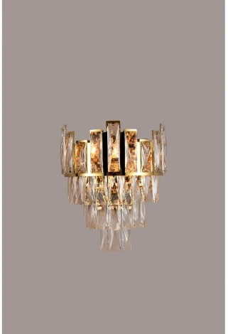 Настенный светильник Pavarolo OML-67807-08 (220V, хрусталь)