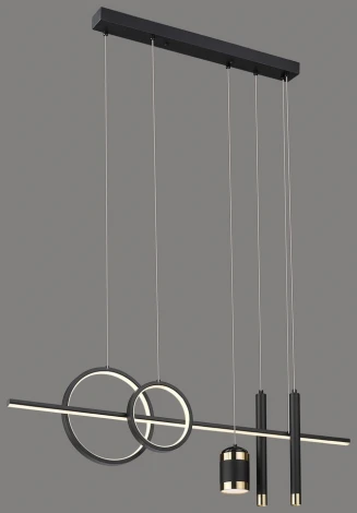 Подвесной светильник Velante 431-306-06 (LED, 220V, пульт управления, на проводе, кольцо)