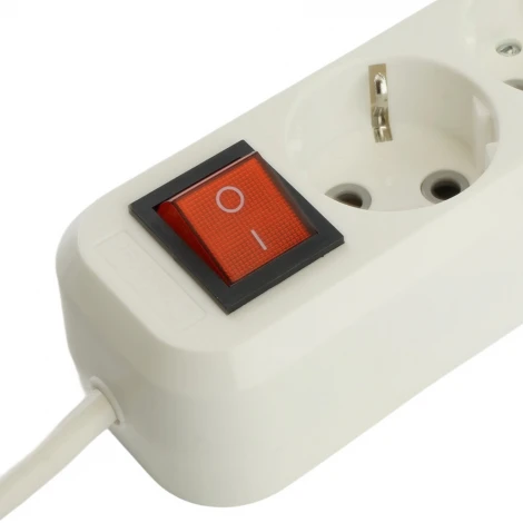 Удлинитель 3-х местный с заземлением USB Type-A + 2хUSB Type-С 3 метра (белый) Stekker Home 50137