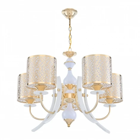 Подвесная люстра Arte Milano Florentia-6067 306067/5 Wh/Gd (220V, на цепи)