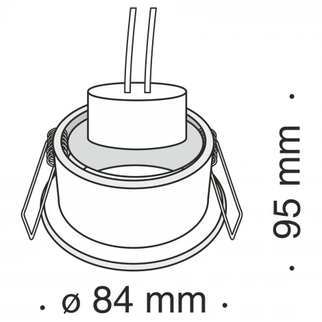 Встраиваемый точечный светильник Maytoni Metal Modern DL010-3-01-W