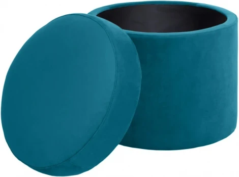 Пуф Barrel малый ОГОГО (арт.653364), (Ткань/Голубой)