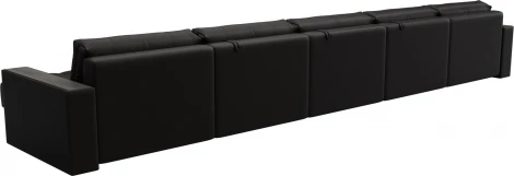 Диван П-образный с декором Лига-049 НПБ Мегалонг Лига Диванов (Экокожа) арт.128535