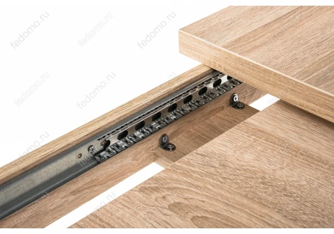 Стол Woodville Оригон сонома / черный матовый 368664