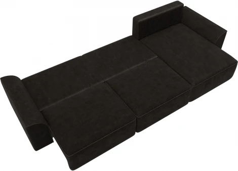 Диван угловой Лига-048 НПБ лонг Лига Диванов (Велюр) арт.128493